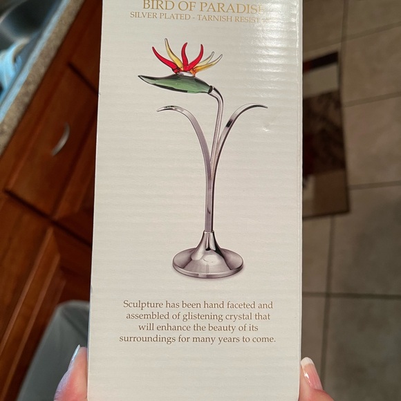 Bird of Paradise Crystal Sculpture New in box - Picture 3 of 4